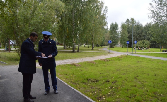 В рамках нацпроекта в Тюмени проверяются объекты благоустройства в Восточном округе